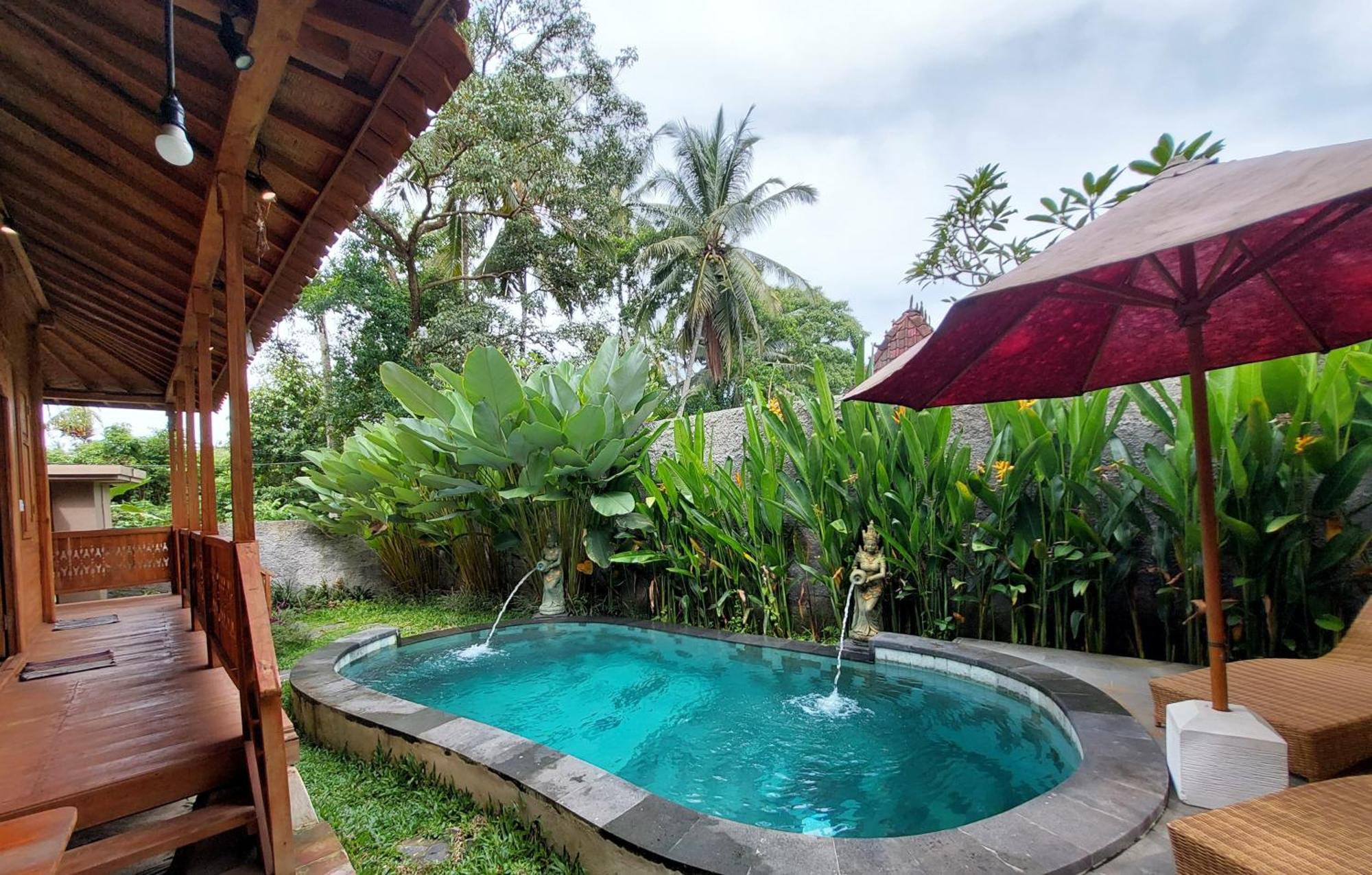 D'Ethnic Ubud Villa Exterior foto